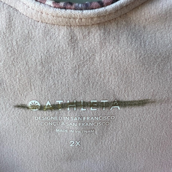 Athleta - NWT - 2X - Conscious Crop - Sports Bra - Multi Color - Removable Pads - Picture 6 of 11